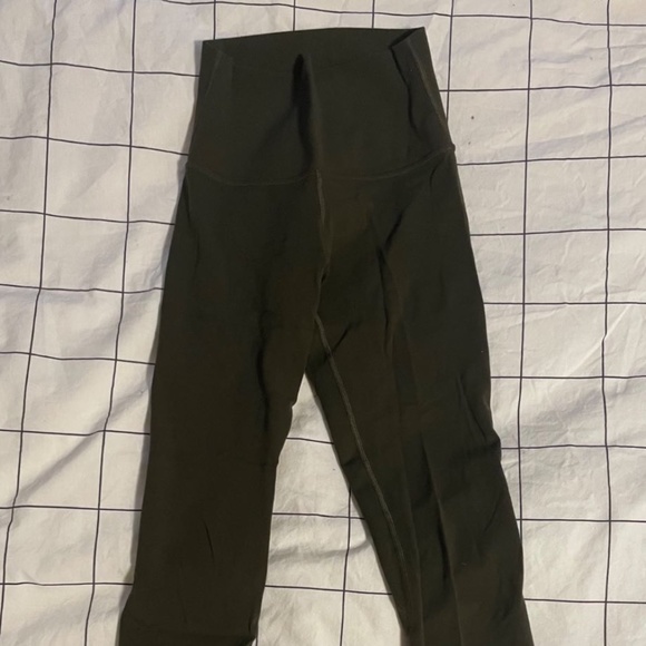 Olive Green Lululemon Leggings Size 0 or 00 - Picture 1 of 1